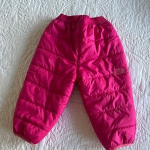 EUC North Face Snow Pants - REVERSIBLE! 6-12 Mo